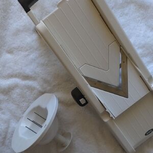 OXO Cream Mandoline Slicer with Black Handle